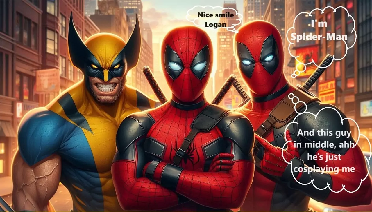 Wolverine, Spider-Man Deadpool