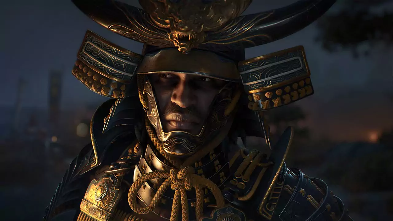 assassin's creed shodows game character asuke, a black ninja