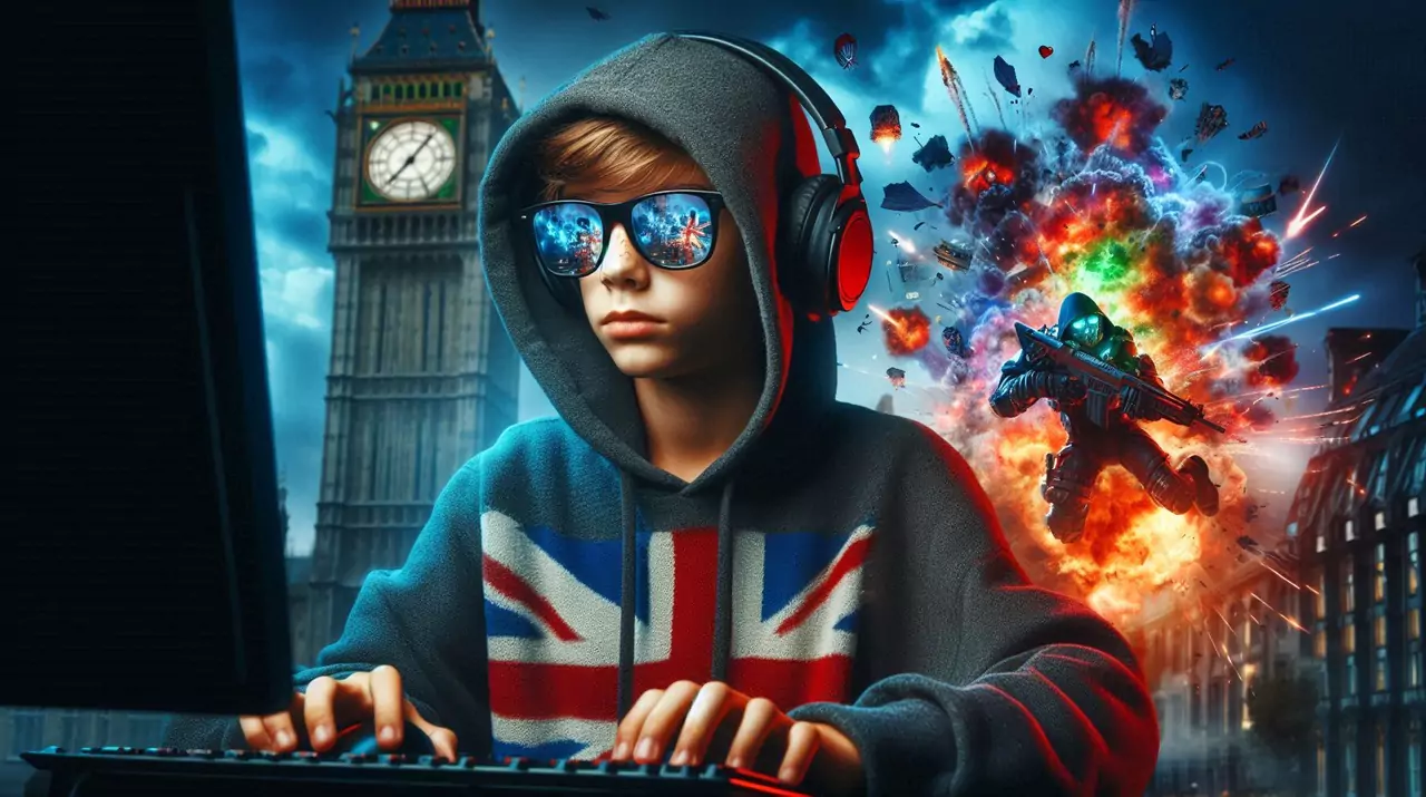 a london gamer on compuerer playing games