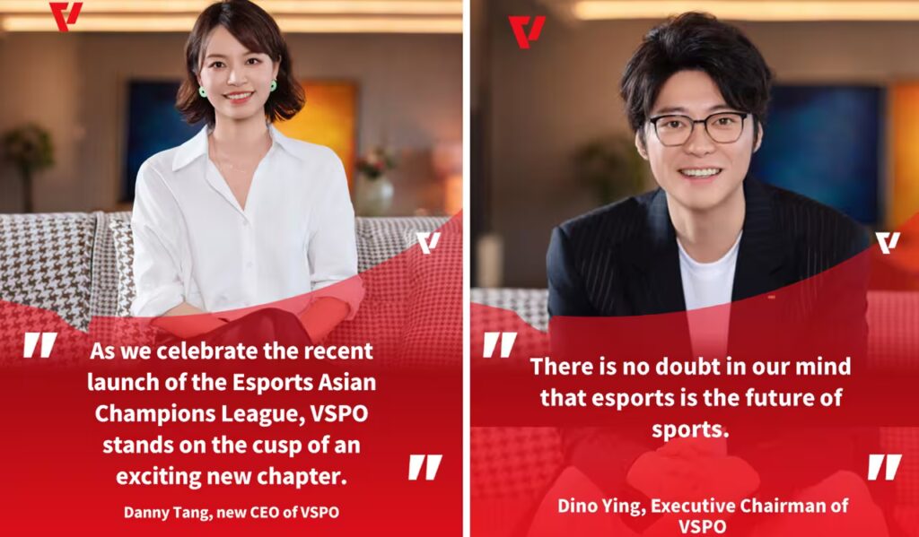 Dino Ying as Executive Chairman and Danny Tang as CEO