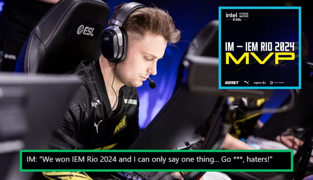 Navi IM MVP of IEM RIO 2024