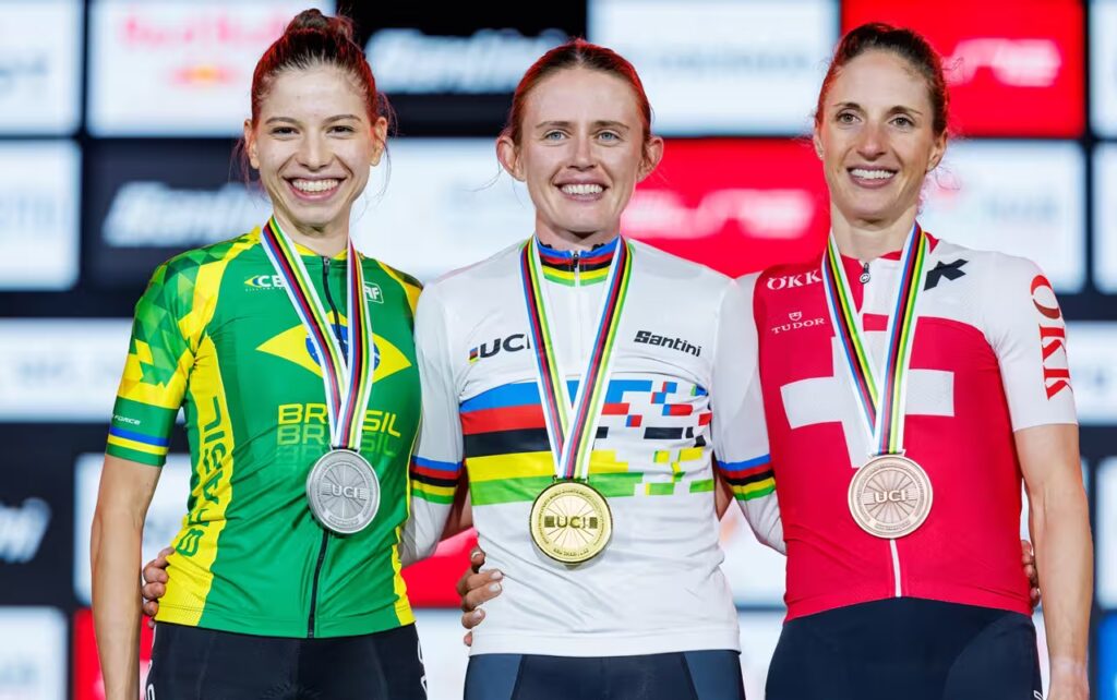 UCI Cycling Esports World Championships women top3