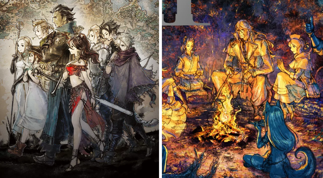 Octopath Traveler 1 and 2