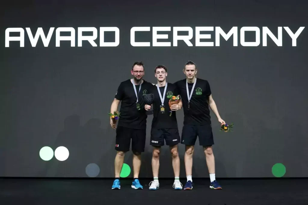 top 3 winners from ITTF World Esports Table Tennis Championships