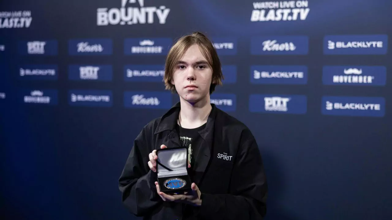 Danil "donk" Kryshkovets from Team Spirit was named the MVP of the BLAST Bounty Spring 2025