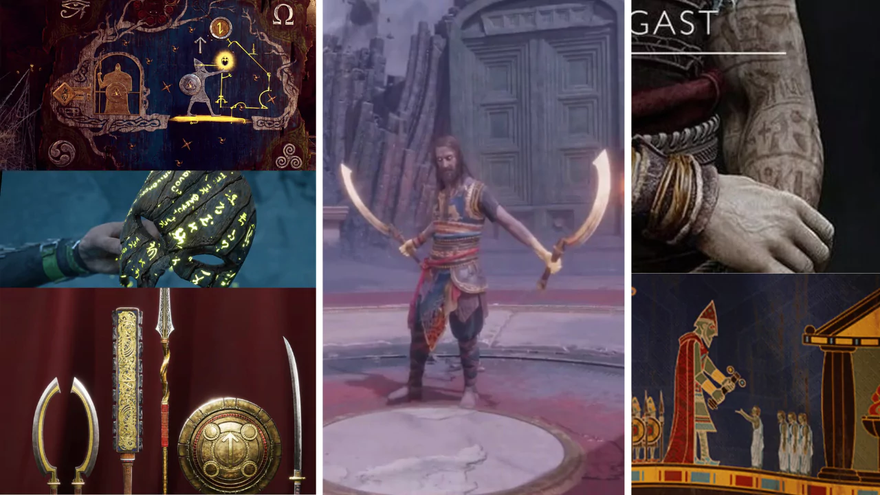 Past references in the GOW game