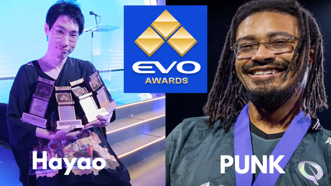 Hayao and punk at evo awards 2025