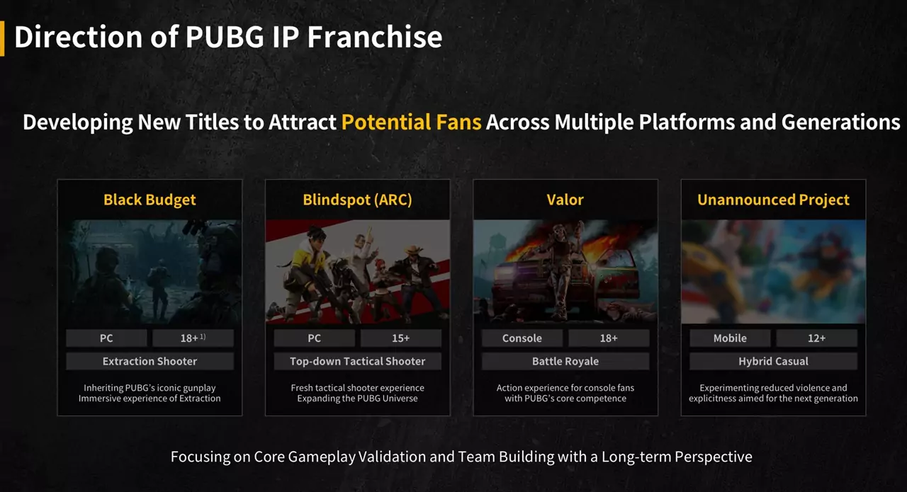 PUBG franchise expansion