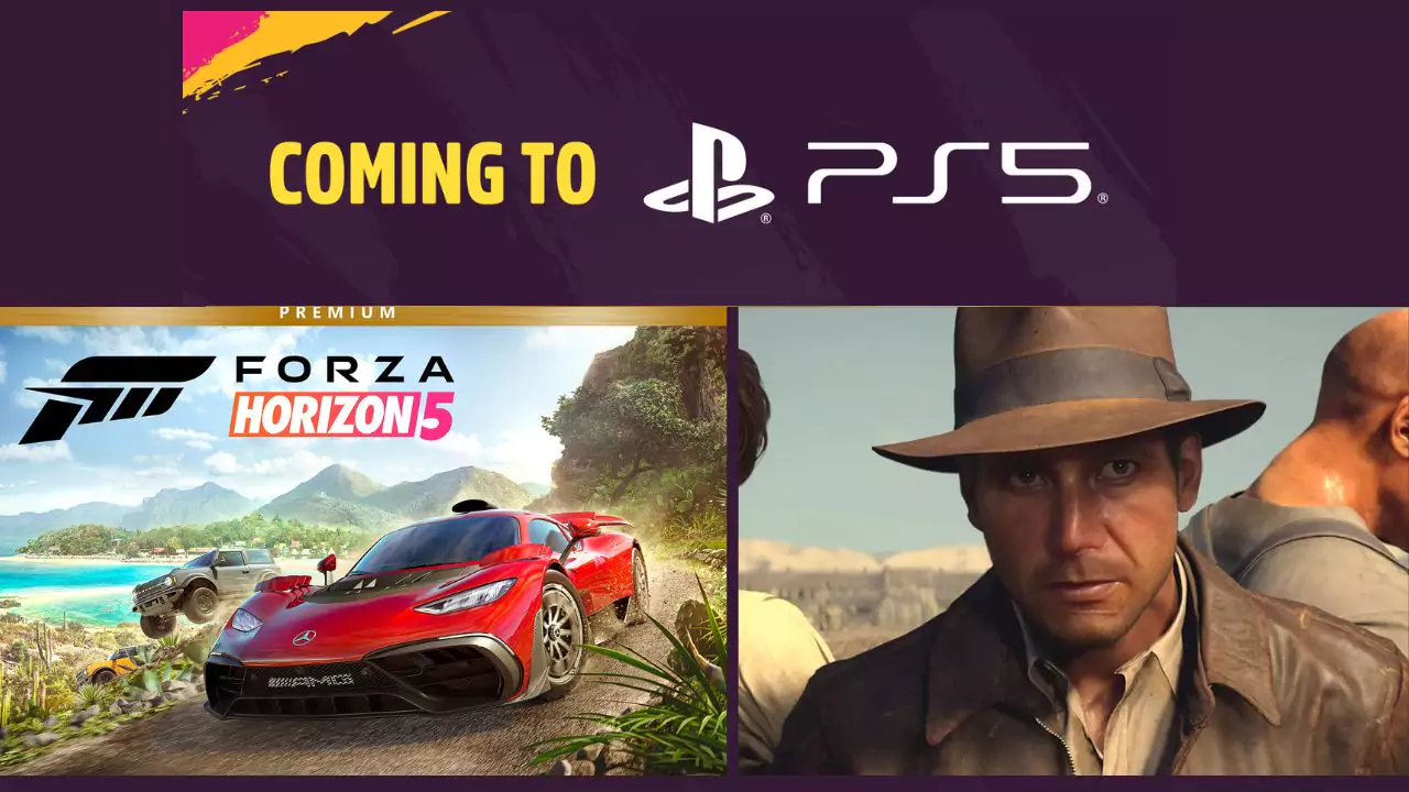 Forza Horizon 5 and Indiana Jones and the Great Circle