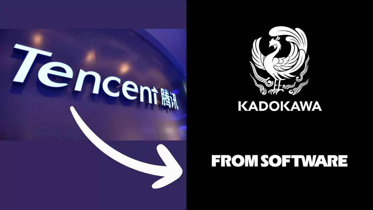 Tencent Increases Stake in FromSoftware's Parent Company Kadokawa