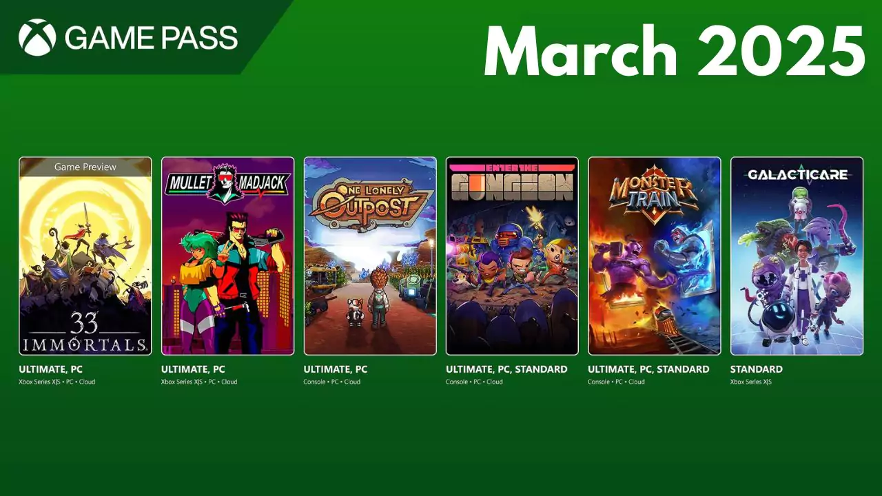 xbox game pass march 2025